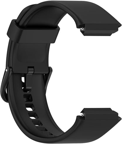 Uhrenarmband Kompatibel m. Smartwatch SKG V7 Pro/SKG V7, TPU-Silikon Smartwatch Ersatz Uhrenarmband Schwarz