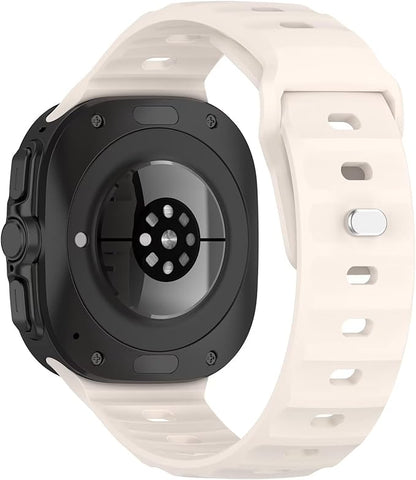 FTRONGRT Armband Kompatibel mit Samsung Galaxy Watch Ultra 2025/2024, Weiches TPU-Silikon, Bequem Ersatz Uhrenarmband.