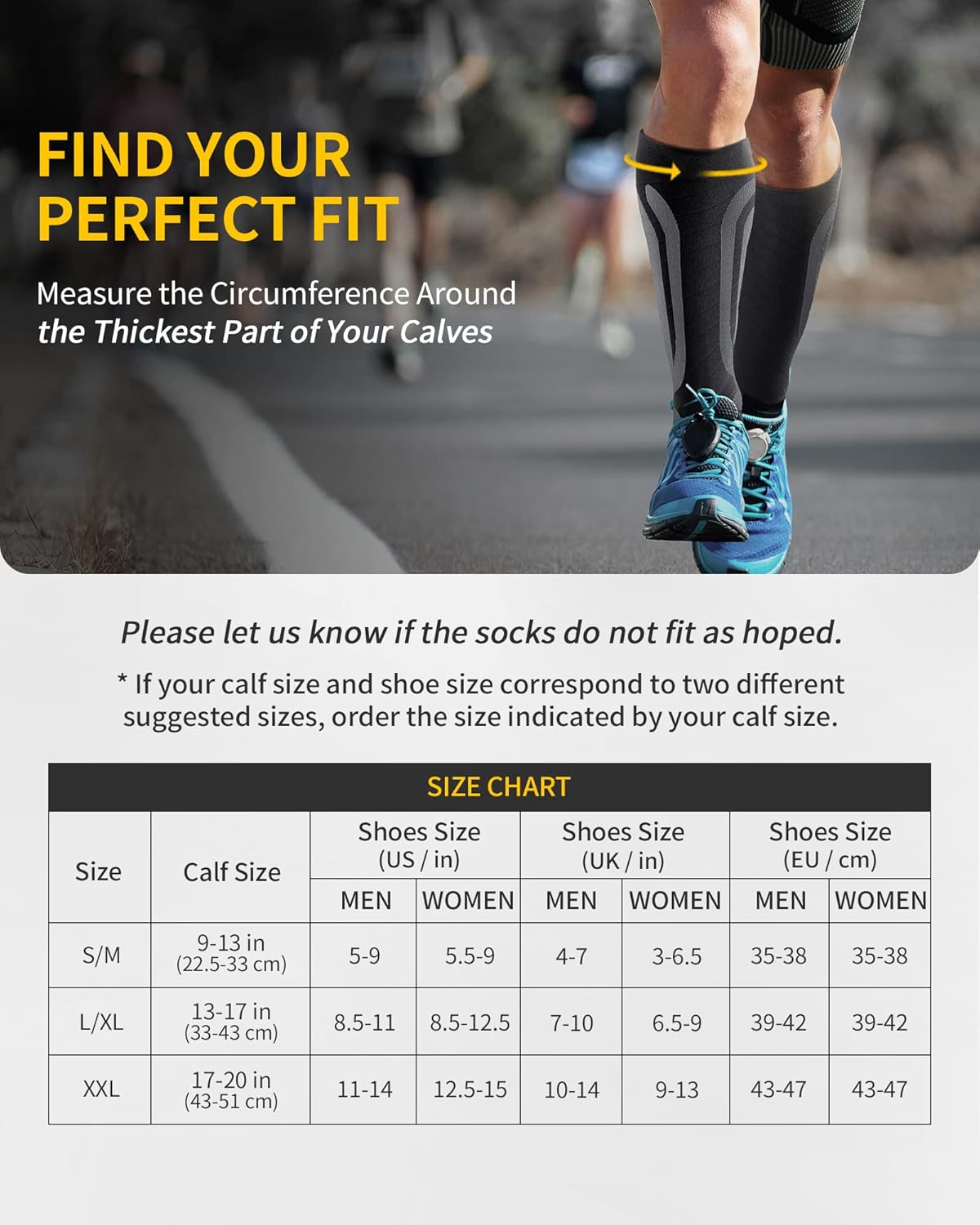 3 Paar Kompressionsstrümpfe Herren Damen, Stützstrümpfe, Compression Socks, Kompressionssocken, Thrombosestrümpfe für Erholung, Laufen, Reise, Flug, Shifahren, Alltag