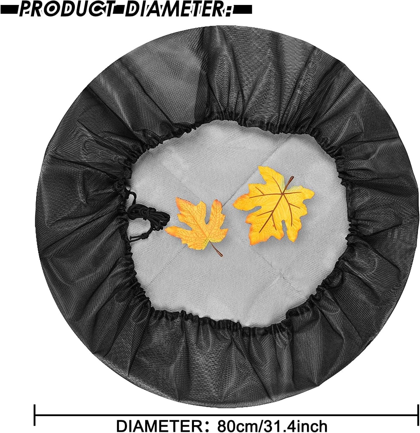 Regentonnen Netz,Verstellbares Regentonnennetz,Regentonne Abdeckung,Schutznetz Regentonne,Abdeckung für Regenfass,Wetterbeständiger Mückenschutz Regentonne,Abdeckung für Regentonne rund