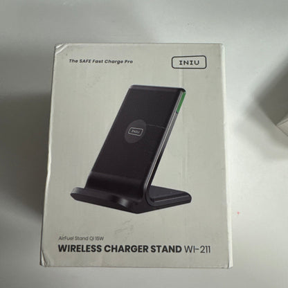 INIU Wireless Charger Stand 15W Qi Kabelloses Ladestation, handyhalterung